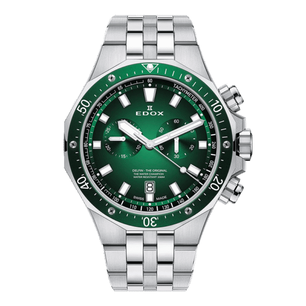 10109-3VM-VIN EDOX エドックス デルフィン オリジナルクロノグラフ