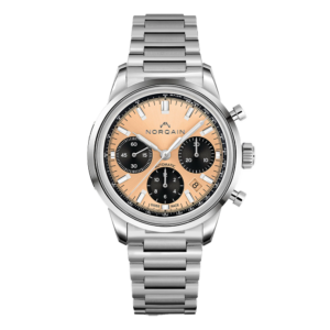 【世界限定300本】 N2201S22LC/F221/201SG NORQAIN ノルケイン フリーダム60 クロノ 40mm ピーチ