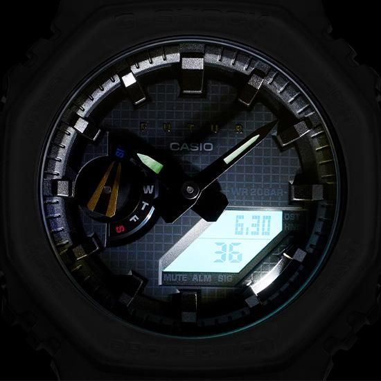 CASIO カシオ G-SHOCK ANALOG-DIGITAL 2100 Series FUTURコラボレーションモデル GA-2100FT-8AJR