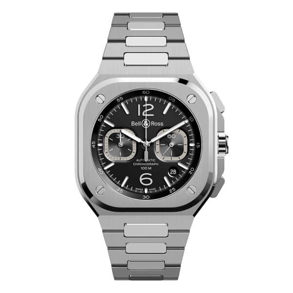 BR05C-BL-ST/SST ブラックスチール Bell & Ross ベル&ロス インストゥルメント BR05 クロノ 42mm
