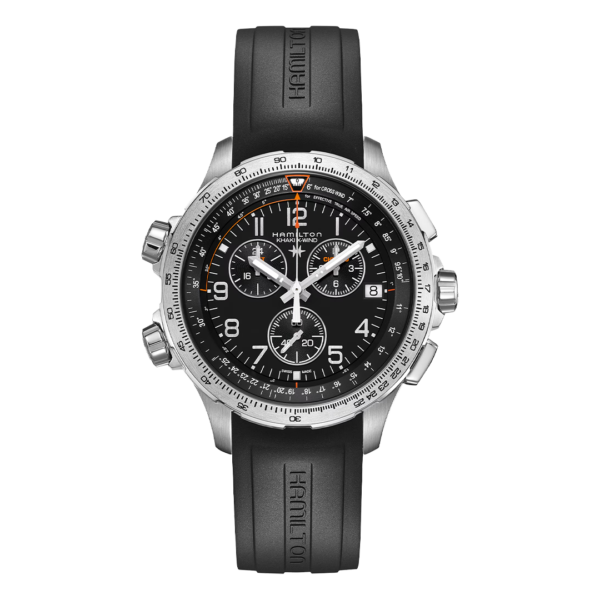 H77912335 HAMILTON ハミルトン カーキ アビエーション X-ウィンド GMT クロノ クォーツ 46mm