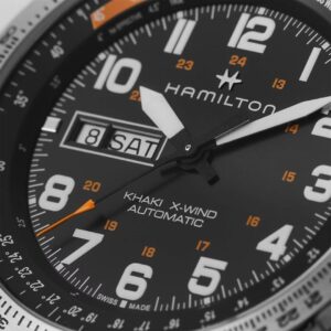 H77755133 HAMILTON ハミルトン カーキ アビエーション X-ウィンド デイデイト オート 45mm