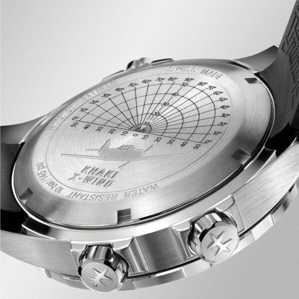 H77912335 HAMILTON ハミルトン カーキ アビエーション X-ウィンド GMT クロノ クォーツ 46mm