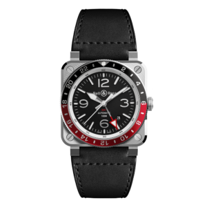 BR0393-BL-ST/SCA Bell & Ross ベル&ロス インストゥルメント BR03-93 GMT