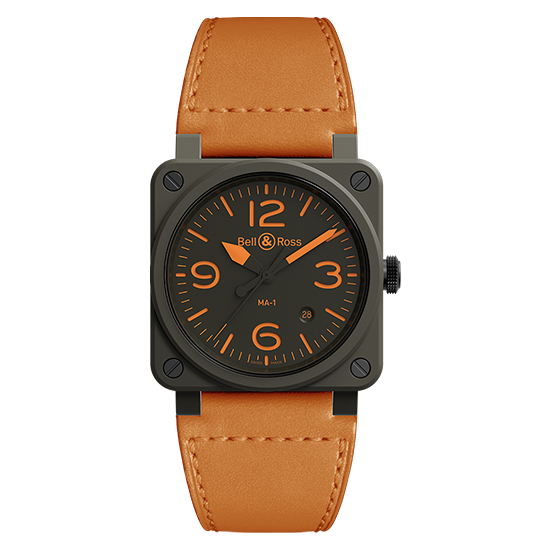 【999本限定】 BR0392-KAO-CE/SCA Bell & Ross ベル&ロス インストゥルメント BR03-92 MA-1