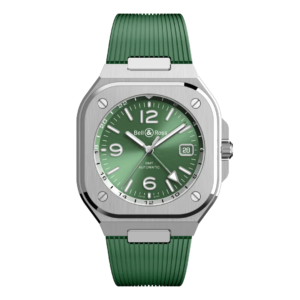 BR05G-GN-ST/SRB グリーン Bell & Ross ベル&ロス インストゥルメント BR05 GMT
