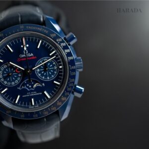 304.93.44.52.03.001 OMEGA オメガ スピードマスター ムーンフェイズ ブルーサイド オブ ザ ムーン 44.25MM
