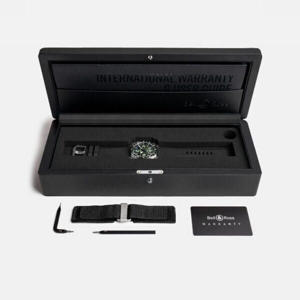 【世界限定500本】 BR0393-GN-ST/SRB Bell & Ross ベル&ロス BR-03 GMT グリーンラム