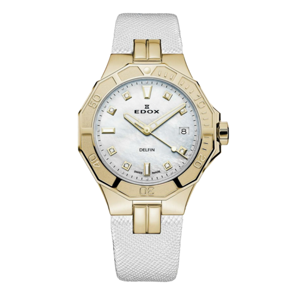 53020-37JC-NADD EDOX エドックス デルフィン オリジナル ダイバー デイト レディー