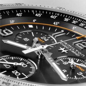 H77912335 HAMILTON ハミルトン カーキ アビエーション X-ウィンド GMT クロノ クォーツ 46mm