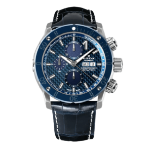 01122-3BU3-BUIN3-L EDOX エドックス クロノオフショア1 クロノグラフ オートマティック