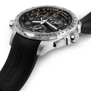 H77912335 HAMILTON ハミルトン カーキ アビエーション X-ウィンド GMT クロノ クォーツ 46mm
