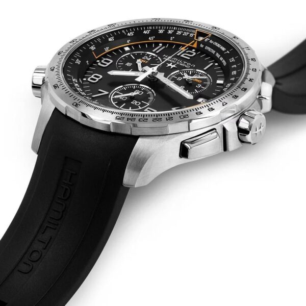 H77912335 HAMILTON ハミルトン カーキ アビエーション X-ウィンド GMT クロノ クォーツ 46mm