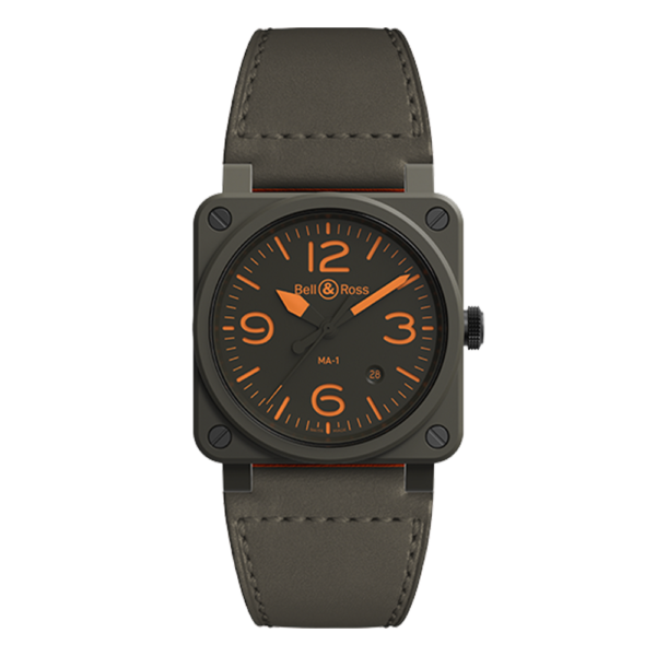 【999本限定】 BR0392-KAO-CE/SCA Bell & Ross ベル&ロス インストゥルメント BR03-92 MA-1