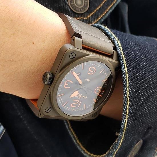 【999本限定】 BR0392-KAO-CE/SCA Bell & Ross ベル&ロス インストゥルメント BR03-92 MA-1