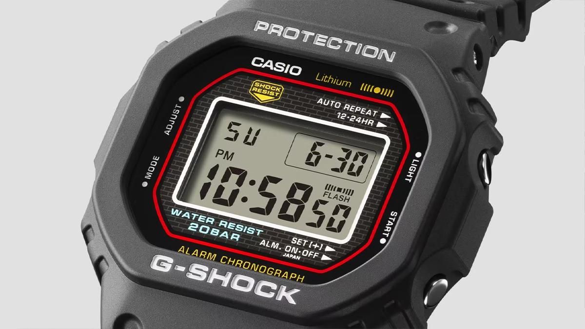 DW-5000R-1AJFのベゼルを拡大した画像