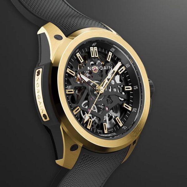 【限定50本】N3001.07G06.B01 NORQAIN ノルケイン ワイルドワン スケルトン 39mm イエローゴールド リミテッドエディション