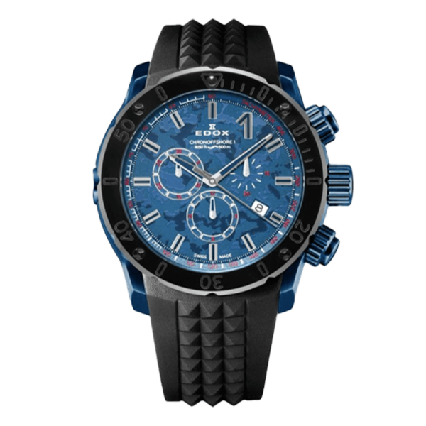 10221-37BU5-BUM5 EDOX エドックス クロノオフショア1 クロノグラフ スペシャルエディション
