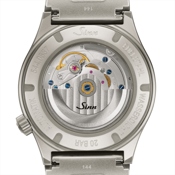 544 RS Sinn ジン インストゥルメント ウォッチ シリコンストラップ仕様（ブラック）
