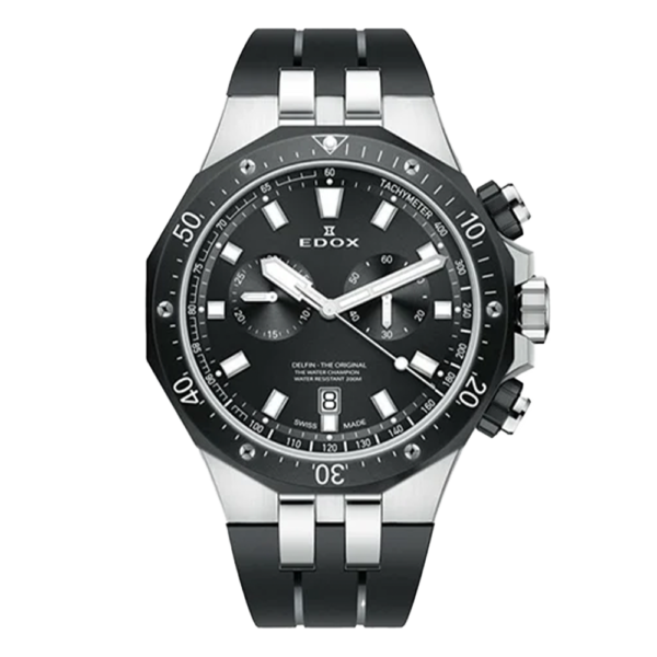 10109-357NCA-NIN EDOX エドックス デルフィン オリジナル クロノグラフ