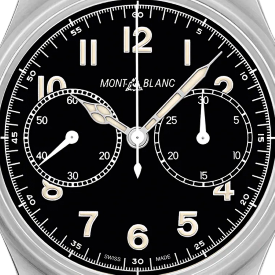 MB117835 MONTBLANC モンブラン 1858 オートマティック クロノグラフ