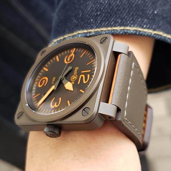 【999本限定】 BR0392-KAO-CE/SCA Bell & Ross ベル&ロス インストゥルメント BR03-92 MA-1