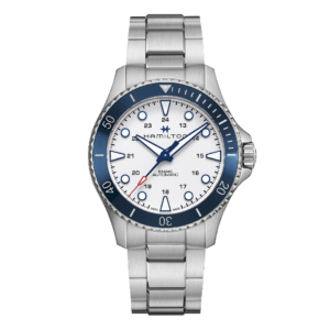 H82505150 HAMILTON ハミルトン カーキ ネイビー スキューバ 43mm