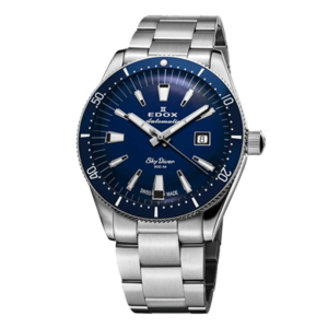 【世界限定600本】 80126-3BUM-BUIN EDOX エドックス スカイダイバー デイト オートマティック リミテッドエディション