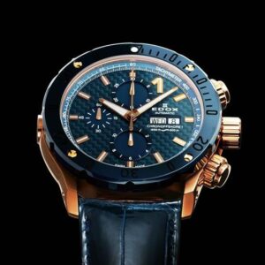 【日本限定】 01122-37RBU3-BUIR3-L EDOX エドックス クロノオフショア1 クロノグラフ オートマティック