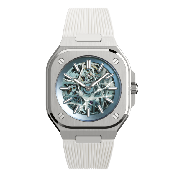 【世界限定250本】BR05A-AB-SKST/SRB Bell & Ross ベル&ロス BR05 スケルトン アークティック ブルー