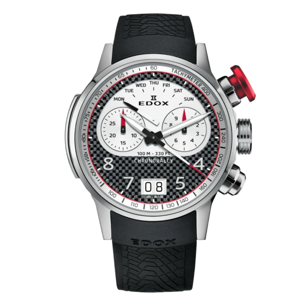 【世界限定600本】 38003-TINR-CANBR EDOX エドックス クロノラリー クロノグラフ 45 リミテッドエディション