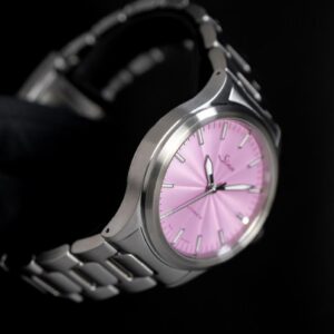 【世界限定300本】556 Mauve Sinn ジン パイロットウォッチ ファインアジャスト付きブレスレット仕様