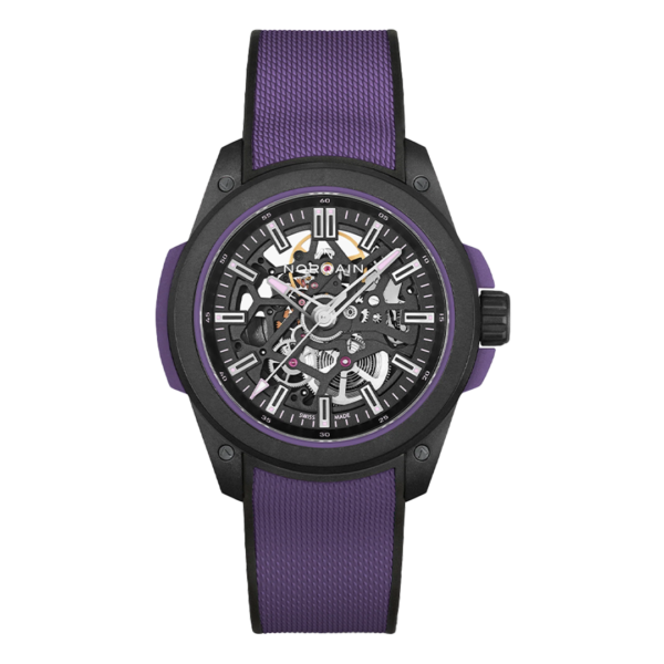 【世界限定400本】N3000.07Q26.B23 NORQAIN ノルケイン ワイルドワン スケルトン 42mm リミテッドエディション パープル