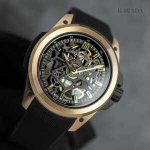 【限定50本】N3001.07G06.B01 NORQAIN ノルケイン ワイルドワン スケルトン 39mm イエローゴールド リミテッドエディション