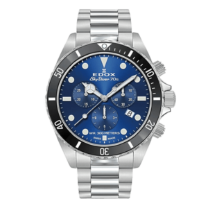 10238-3NM-BUI EDOX エドックス スカイダイバー クロノグラフ