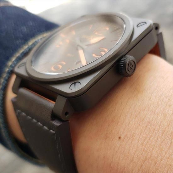 【999本限定】 BR0392-KAO-CE/SCA Bell & Ross ベル&ロス インストゥルメント BR03-92 MA-1