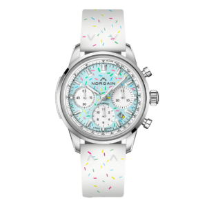 N2201.19S04.A01 NORQAIN ノルケイン フリーダム クロノ 40mm エンジョイライフ スプリンクル ラバーストラップ仕様