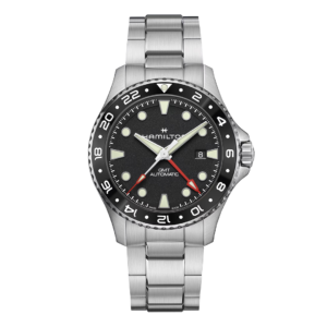 H82555130 HAMILTON ハミルトン カーキ ネイビー スキューバ GMT 43mm