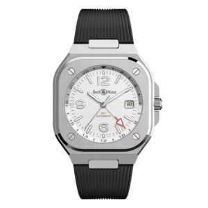 BR05G-SI-ST/SRB ホワイト Bell & Ross ベル&ロス インストゥルメント BR05 GMT