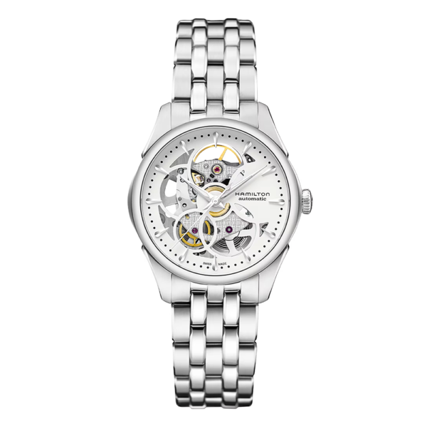 H32405111 HAMILTON ハミルトン ジャズマスター スケルトン レディ オート 36mm