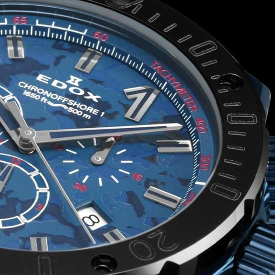 10221-37BU5-BUM5 EDOX エドックス クロノオフショア1 クロノグラフ スペシャルエディション