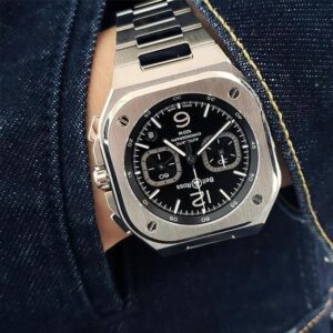 BR05C-BL-ST/SST ブラックスチール Bell & Ross ベル&ロス インストゥルメント BR05 クロノ 42mm