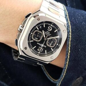 BR05C-BL-ST/SST ブラックスチール Bell & Ross ベル&ロス インストゥルメント BR05 クロノ 42mm