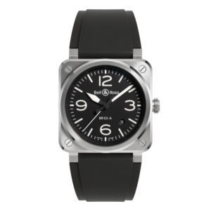 BR03A-BL-ST/SRB Bell & Ross ベル&ロス BR-03 ブラックスティール