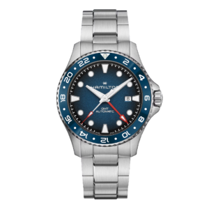 H82535140 HAMILTON ハミルトン カーキ ネイビー スキューバ GMT 43mm