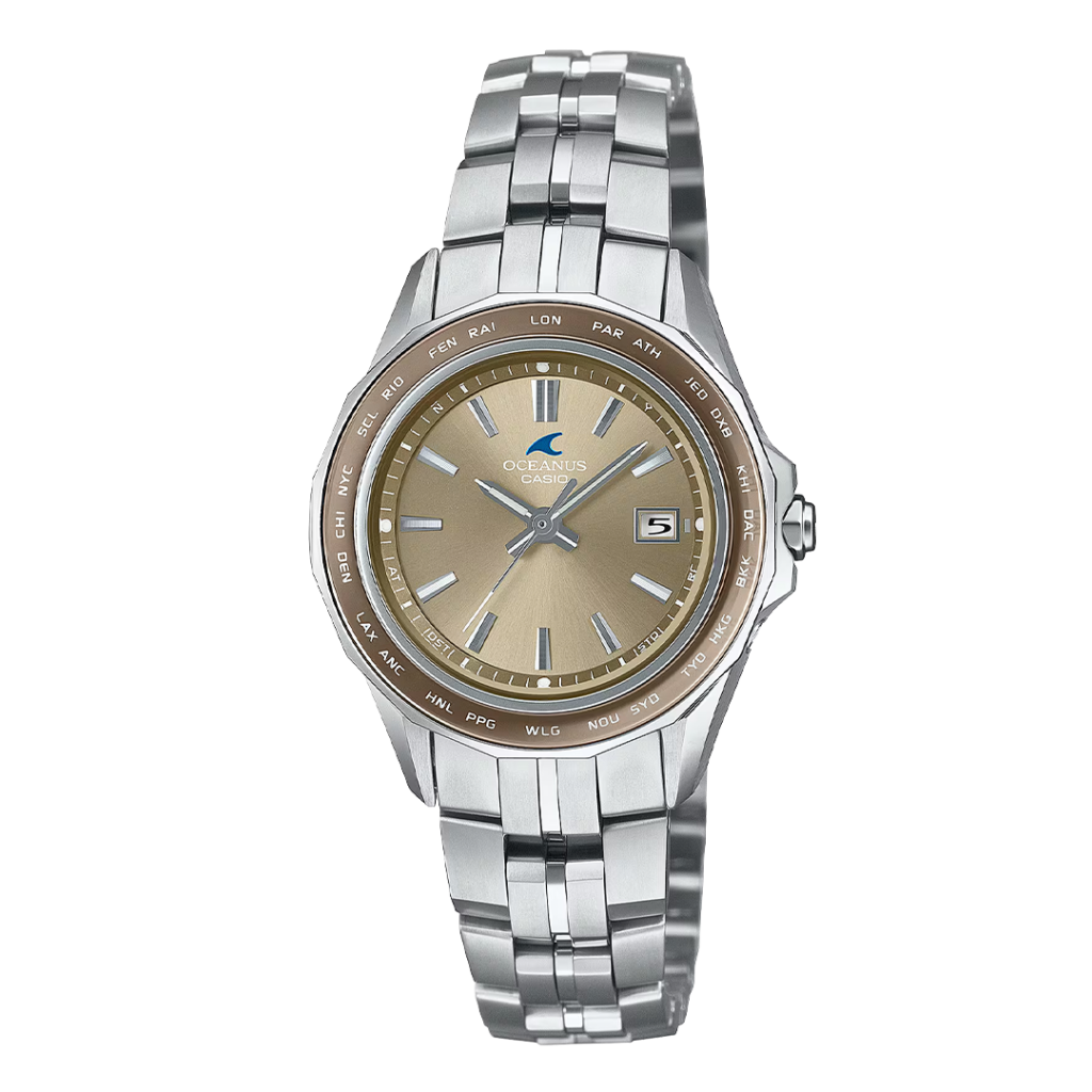 CASIO OCW-S40-5AJF|ペールベージュと薄型チタンの調和