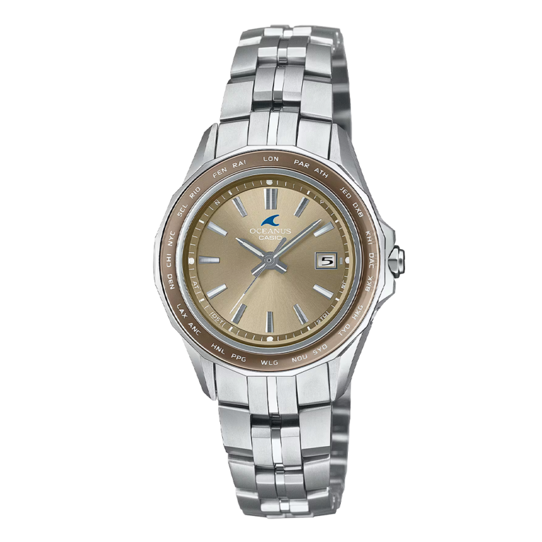 CASIO OCW-S40-5AJF｜ペールベージュと薄型チタンの調和
