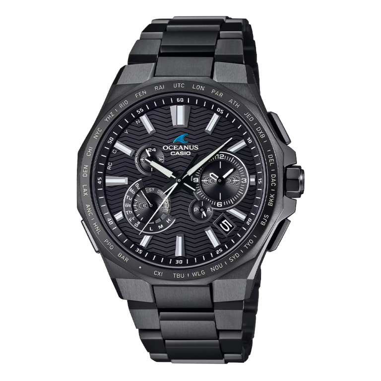CASIO OCW-T6000B-1AJF｜オールブラックに浮かぶ12面ベゼル