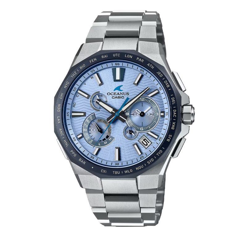 CASIO OCW-T6000BV-2AJR｜ライトブルーで表す光の海